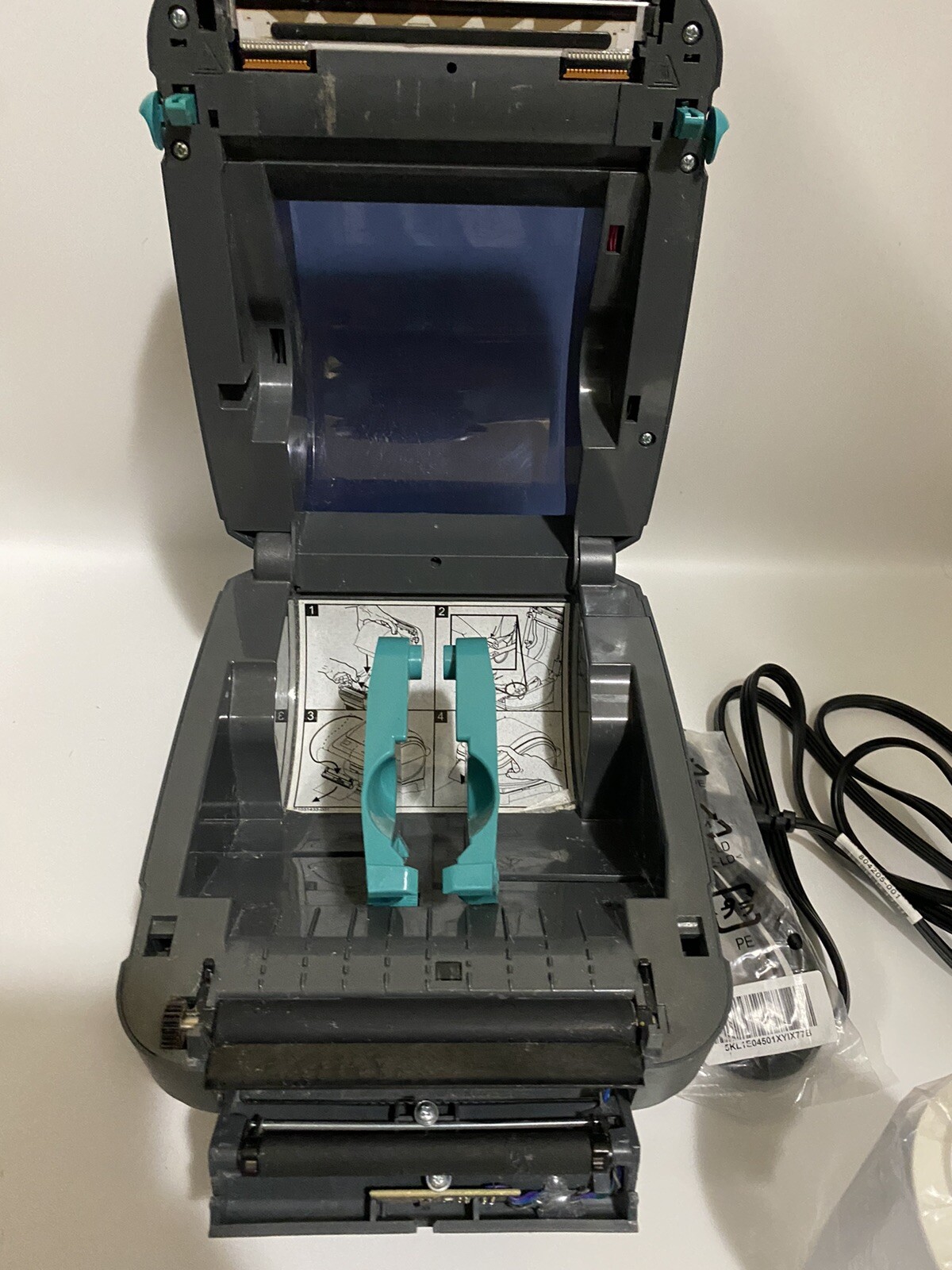 Zebra ZP450 Thermal Label Printer w free Labels & Cable RENEWED