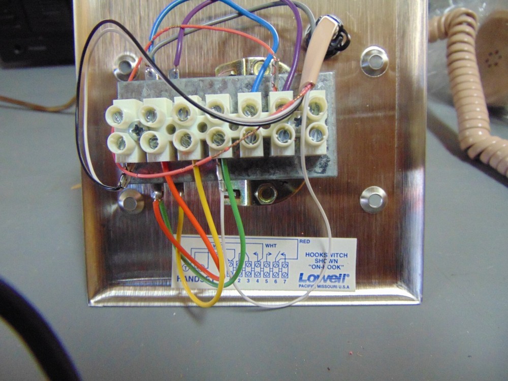 Lowell TCA-2BG telephone Intercom Handset Hook Switch.(new).