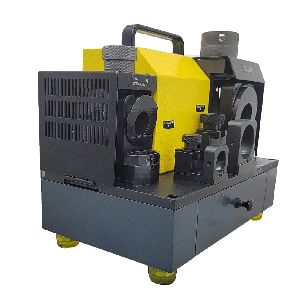 Multi-Functional Drill Bit Sharpener Drill Grinder Drill Bit 24 Collets 3-26mm