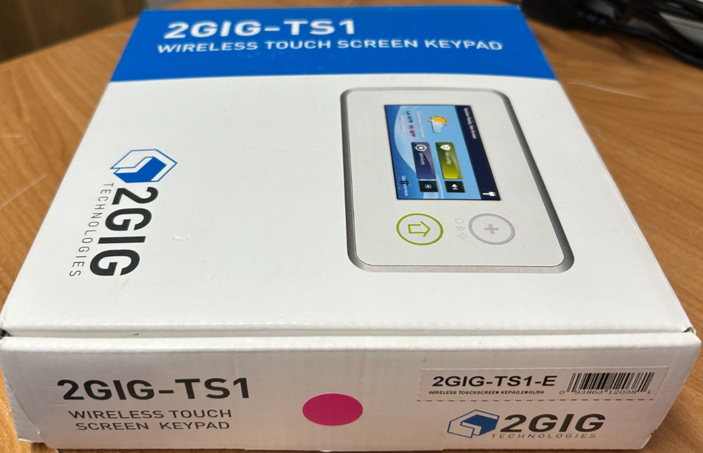 2GIG Technologies 2GIG-TS1-E Wireless Touch Screen Keypad