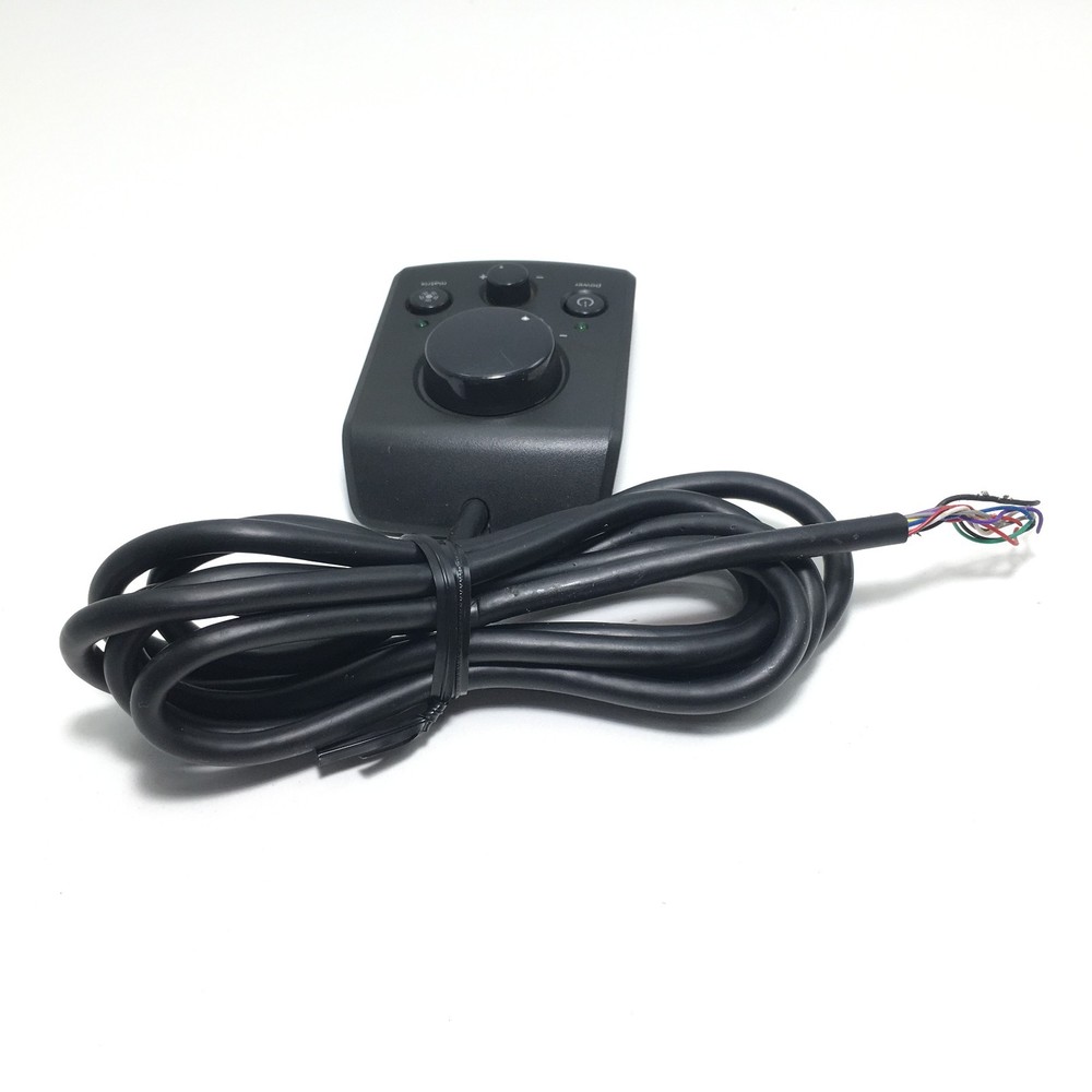 Logitech X-540 5.1 Speakers MAIN VOLUME CONTROL KNOB DIAL PANEL POD ONLY off Sub