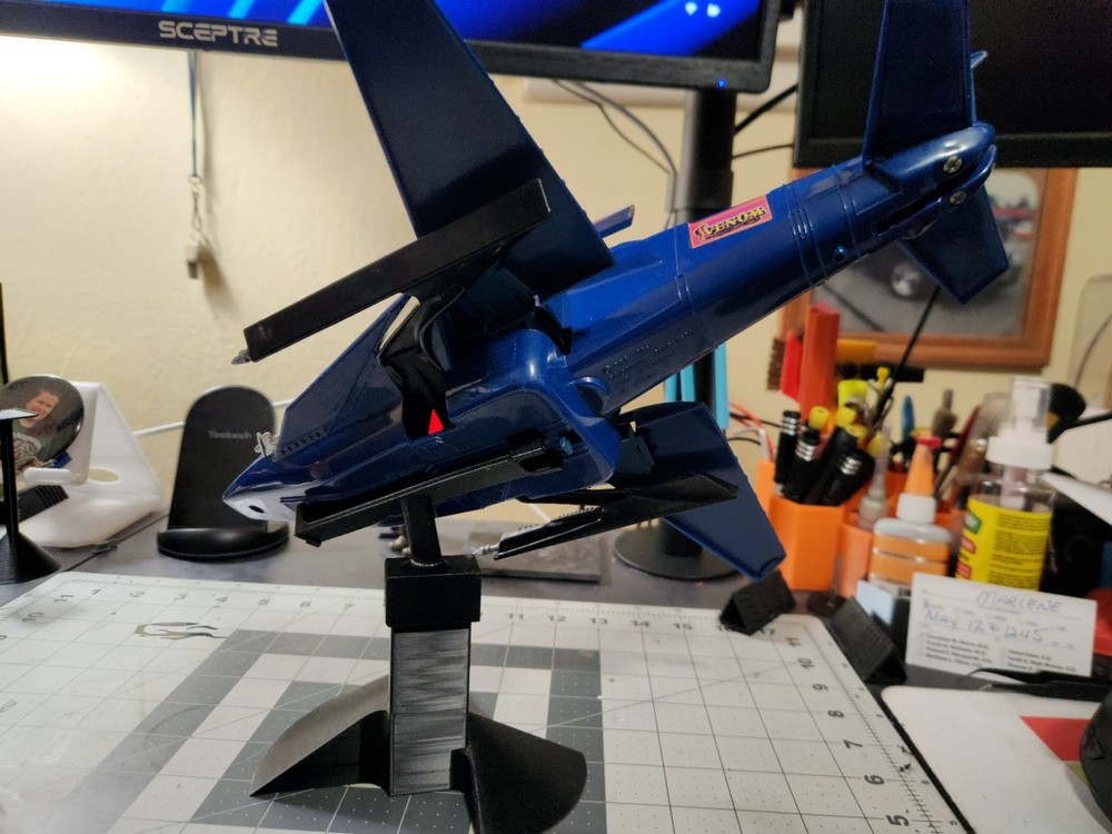 Vintage version only! 3D Printed Display Stand for M.A.S.K. Switchblade