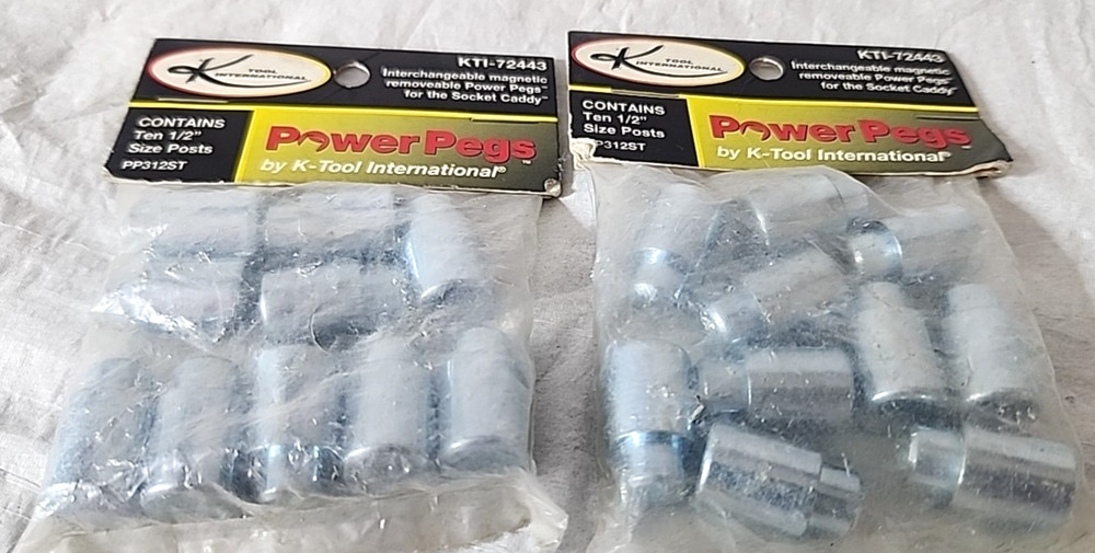 1/2" Drive Magnetic Socket Pegs for Socket / Caddy Holders K-Tool International