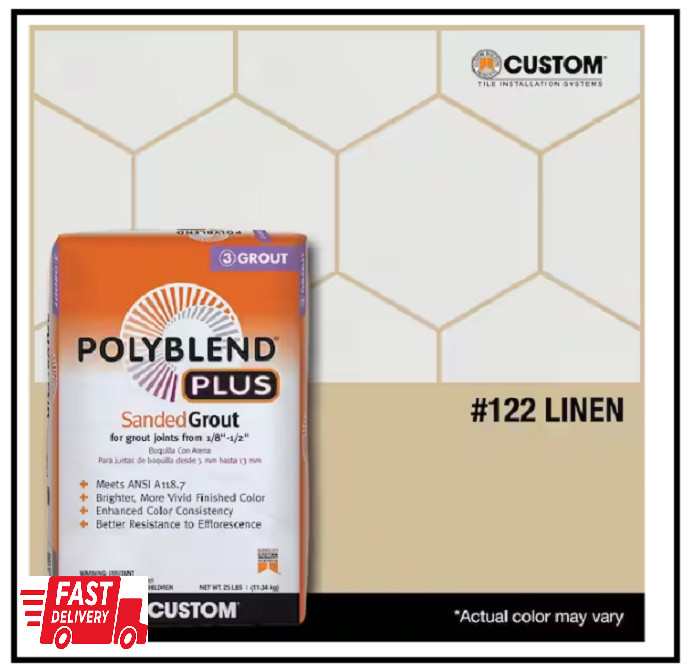 Polyblend plus #122 Linen 1 Lb. Sanded Grout