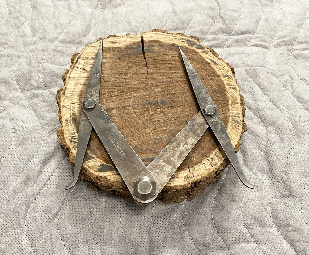 Starrett Rare Combination Inside / Outside / Divider Calipers - USA