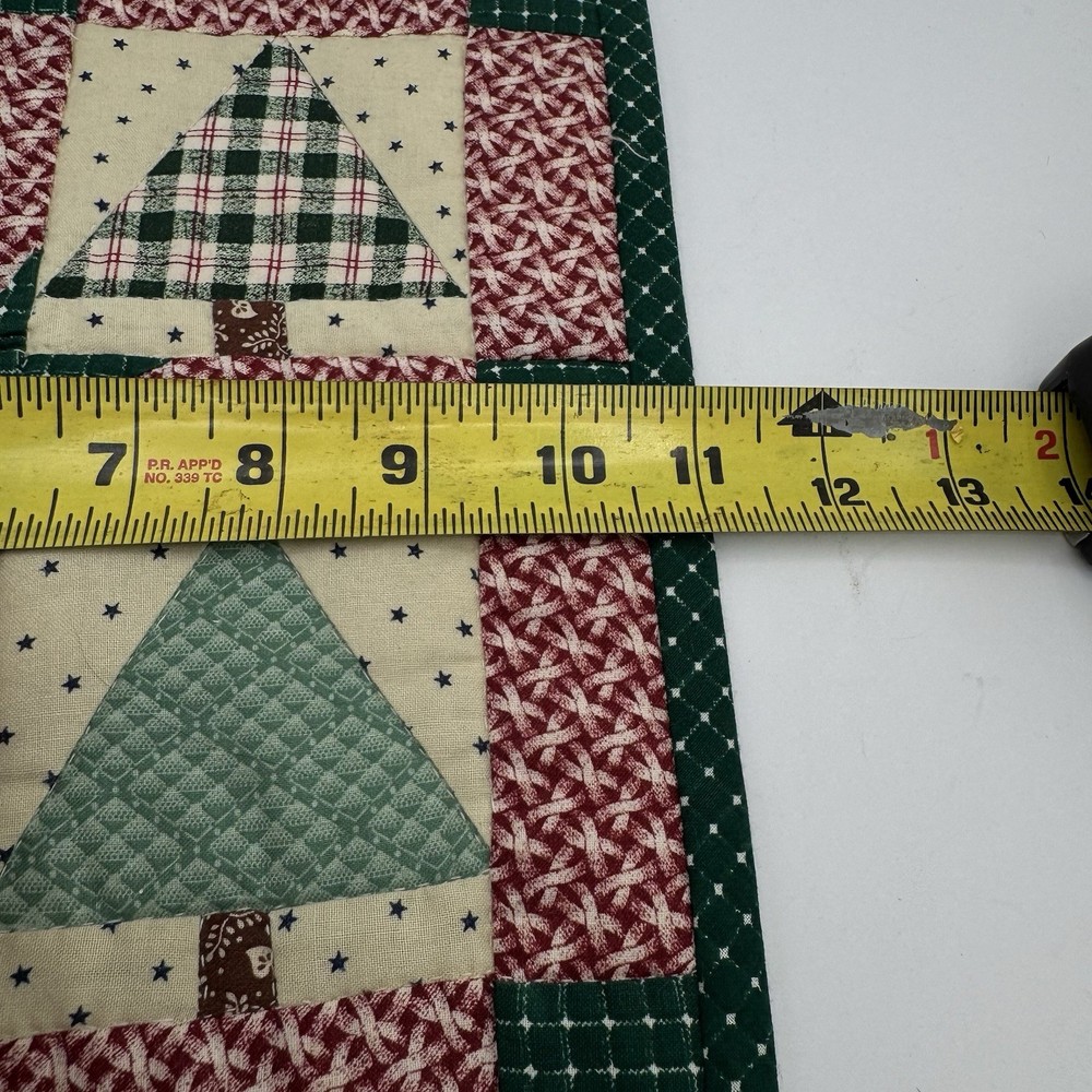 Small 4 Square Christmas Quilt 11”