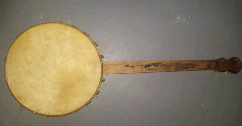 1920's Cowskin Banjo