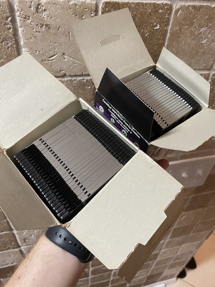 Two Open Boxes, 45 Diskettes Total Imation 2HD IBM Formatted 3.5" 1.44 MB Floppy
