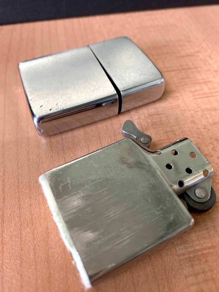 1979 Zippo Brushed Chrome Lighter