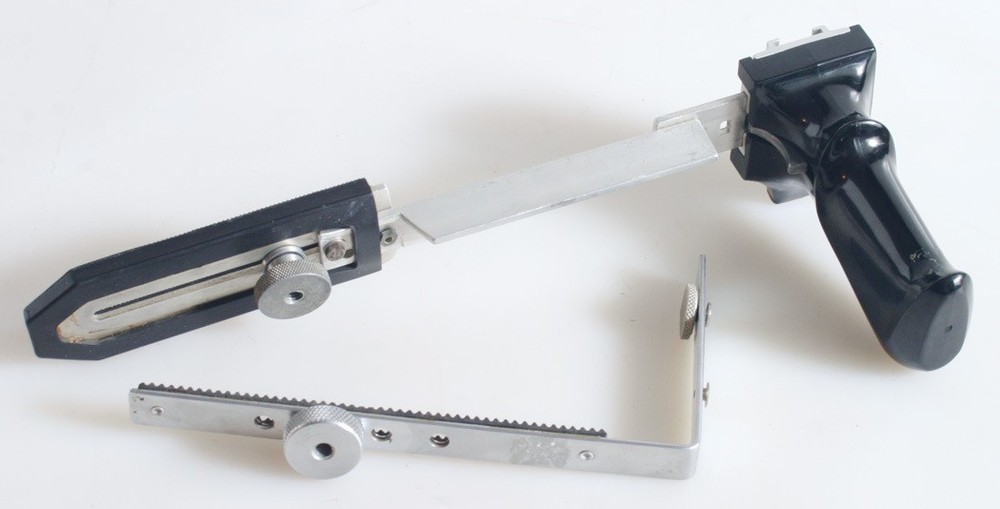 VINTAGE CAMERA FLASH BRACKETS SET OF 2