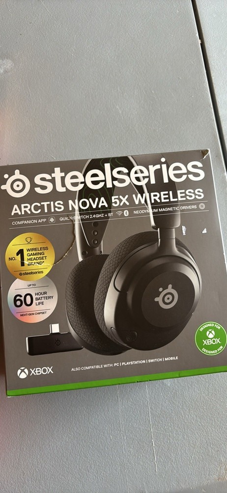 SteelSeries Apex Pro TKL Wireless Gaming Keyboard & Arctis Nova 5X Headset