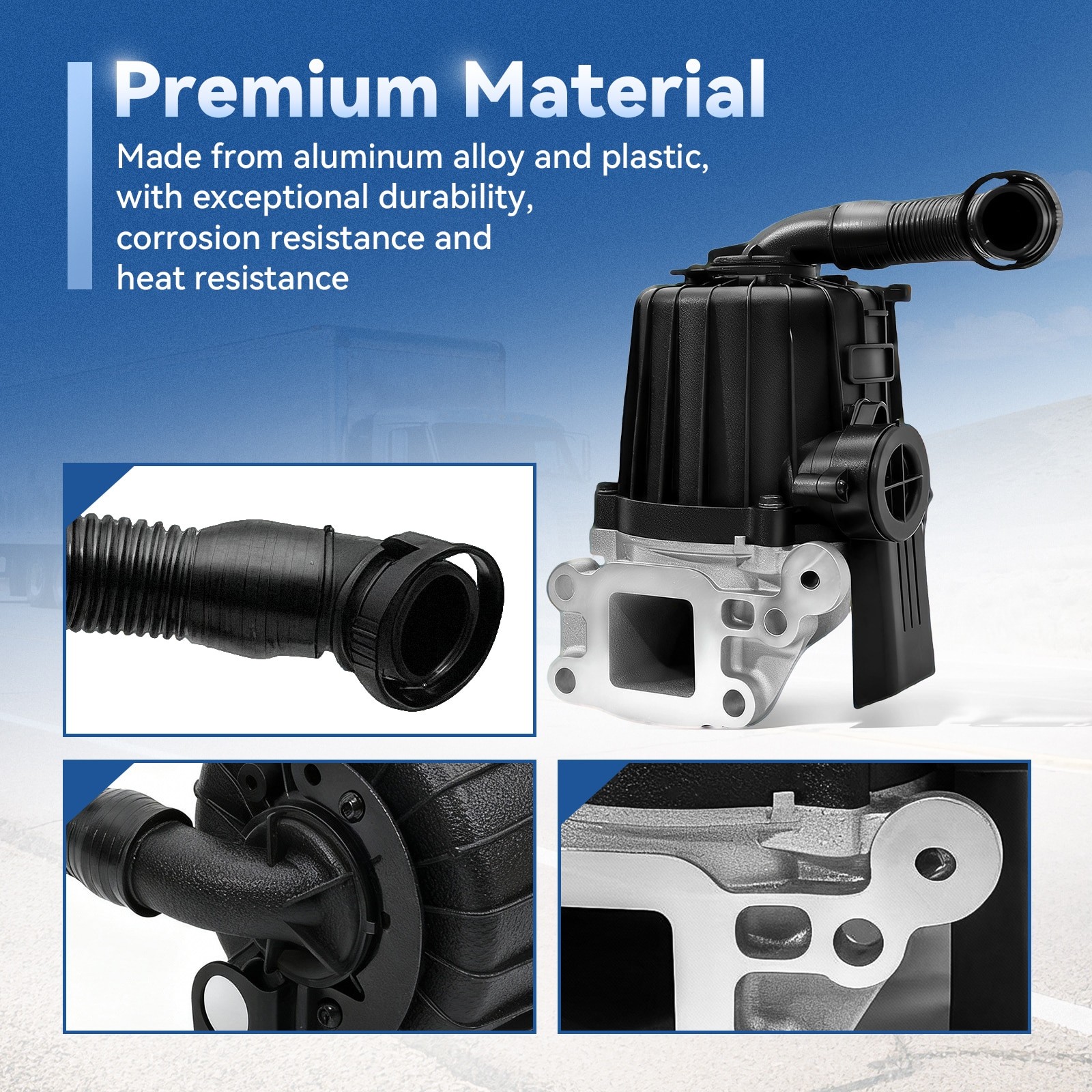 Crankcase Breather Oil Separator For Freightliner For Mack MP8 Detroit DD15 DD13