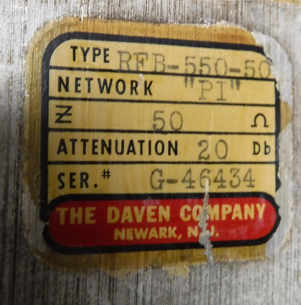 DAVEN STEP ATTENUATOR SET FREE SHIPPING