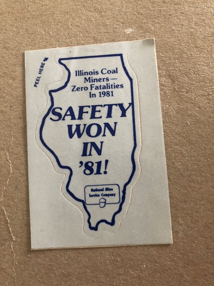 Coal Mining Stickers. Item N