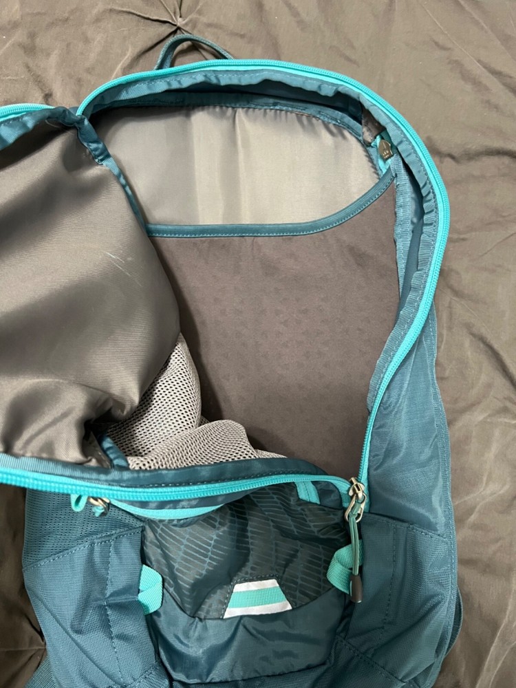 North face backpack- blue/teal