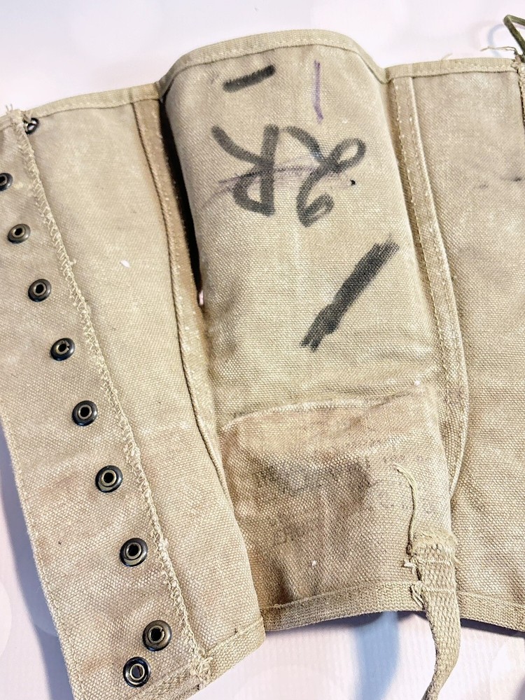 ORIGINAL WWII US ARMY COMBAT FIELD LEGGINGS W/ LACES Military Uniform