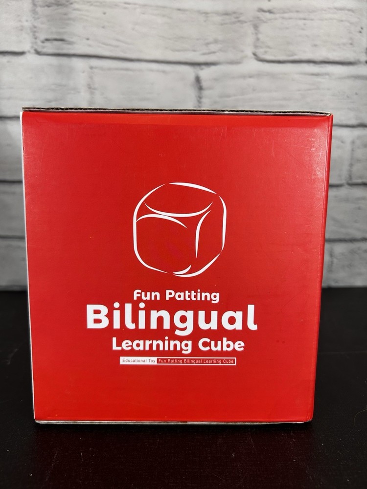 Talk Fun Bilingual Learning Cube. NEW IN BOX. Age 0-2. Eng/Span Lights, Sounds