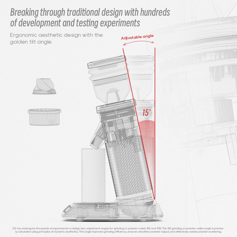 H10plus Semi-Auto Machine + G5 Grinder • DIY Function 20Bar Pressure • 48mm Burr