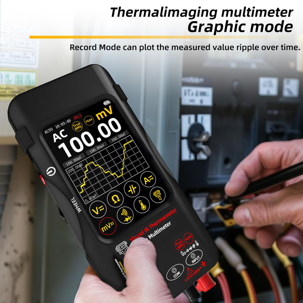 SH9A Thermal Imaging Camera & Multimeter 428x320 with 3.98" Touchscreen
