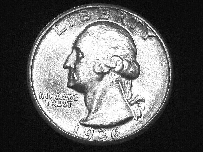 1936-S Washington Quarter --- Choice Uncirculated