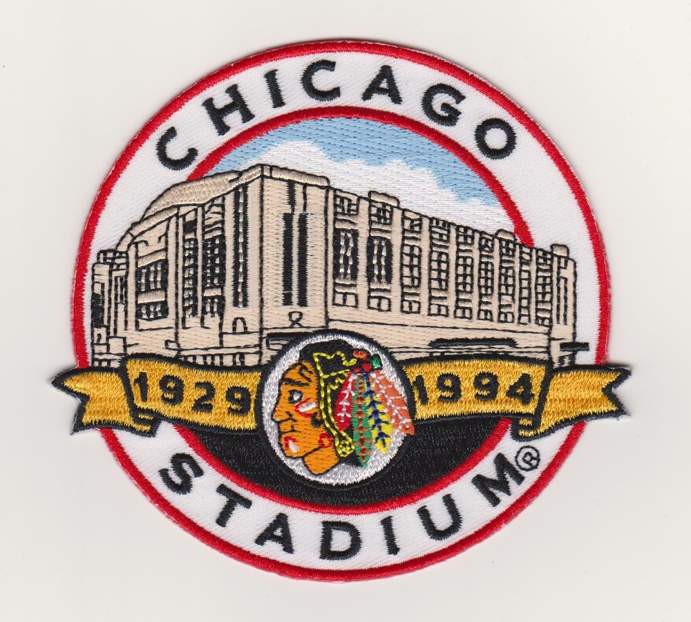 Chicago Stadium Final Season Patch Chicago Blackhawks
