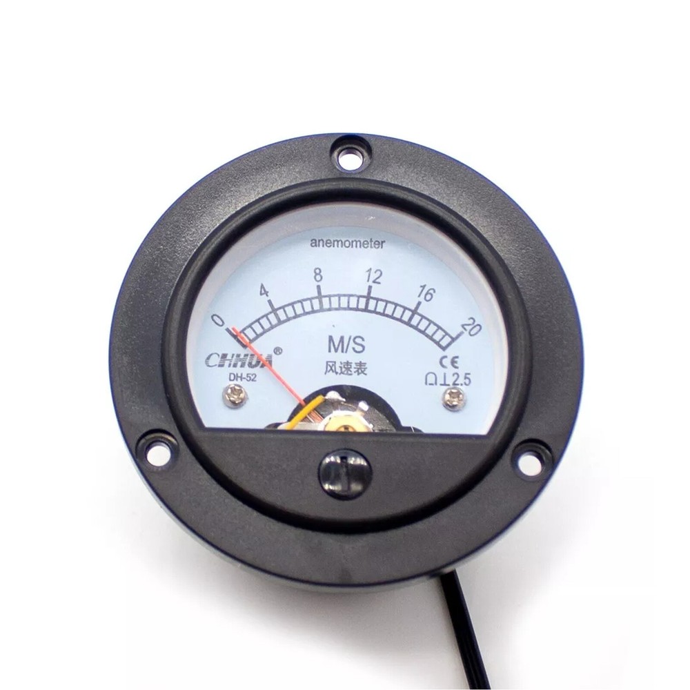 Tower Crane Self-Generating Wind Speed Sensor Display Unpowered Anemometer NEW