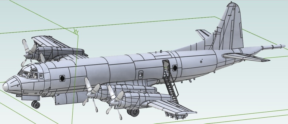 1/72 Lockheed P-3C Orion 3D data set (cheaper version)