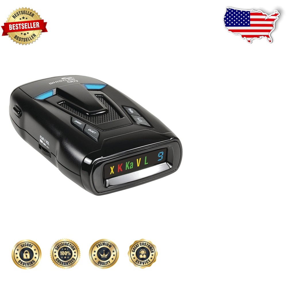 High Performance Radar Detector Total Band Protection 360° Max Coverage Digital