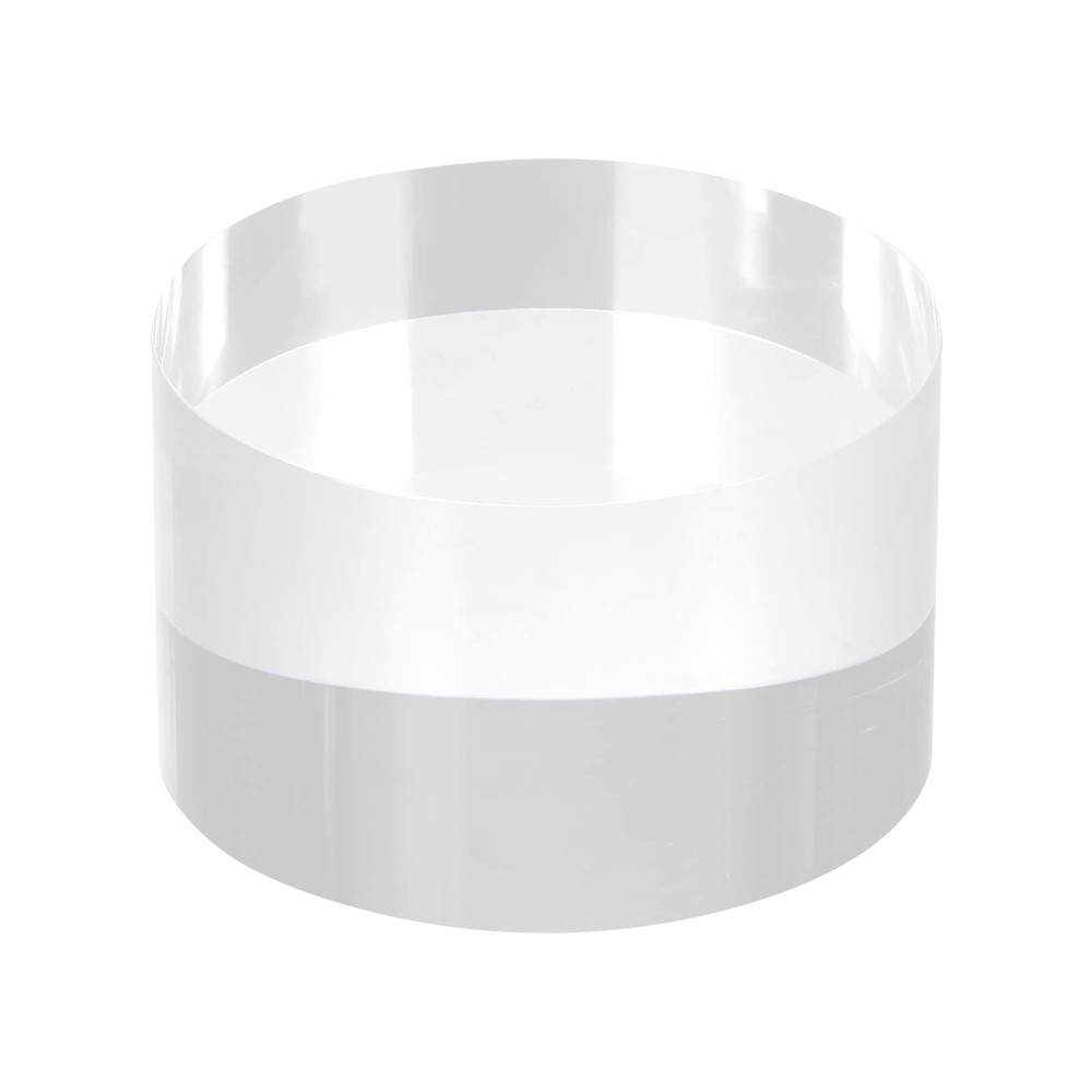 Clear Acrylic Solid Cylinder Round Display Riser, 1.2 inches (Height) x 2 inc...