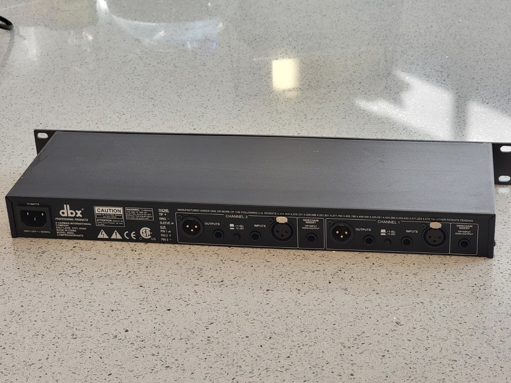 DBX 266XL Stereo Compressor Gate 2 Channel Dynamics Processor | Pro Audio