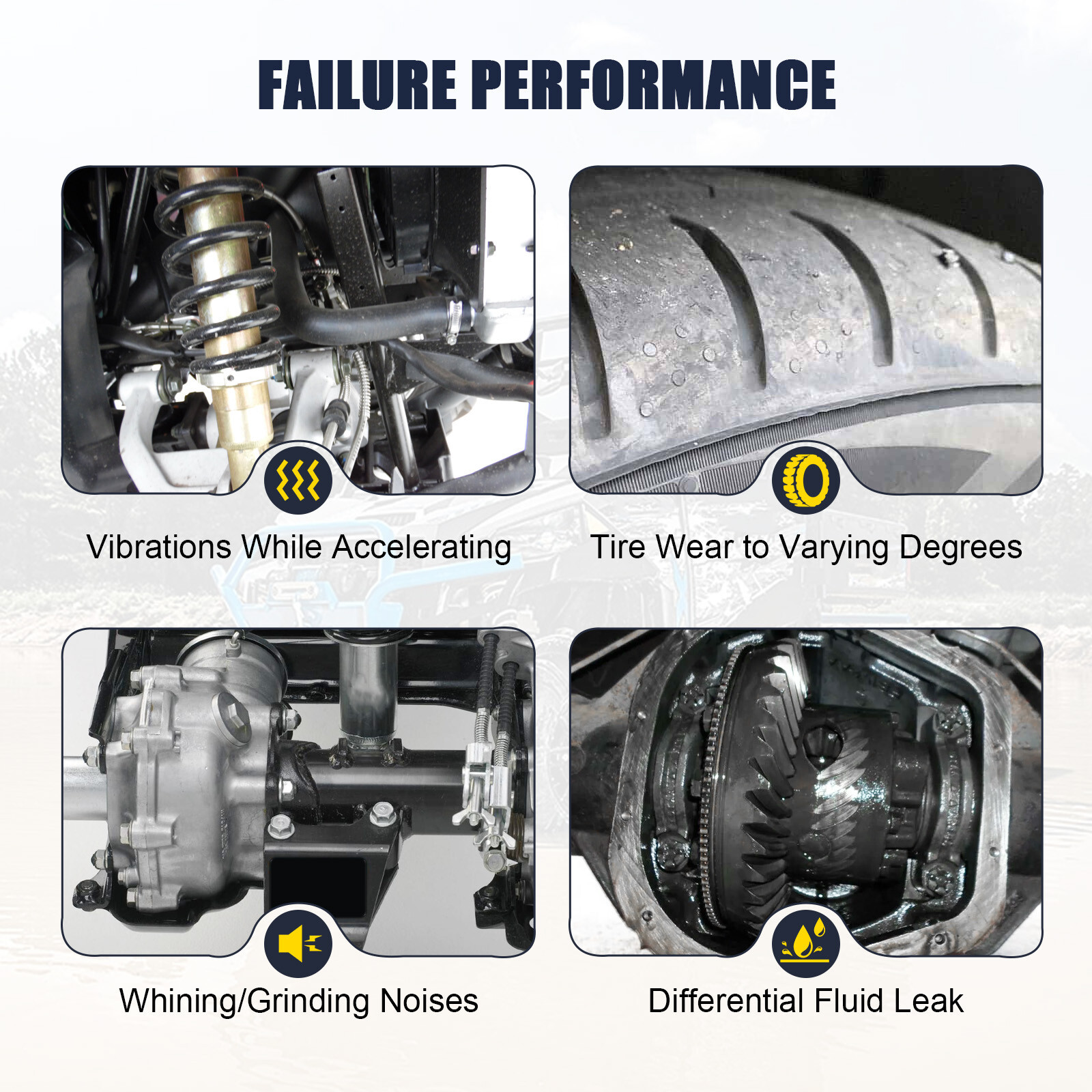 Rear Differential For Polaris SPORTSMAN 850 High Lifter 2016-2022 113.4mm