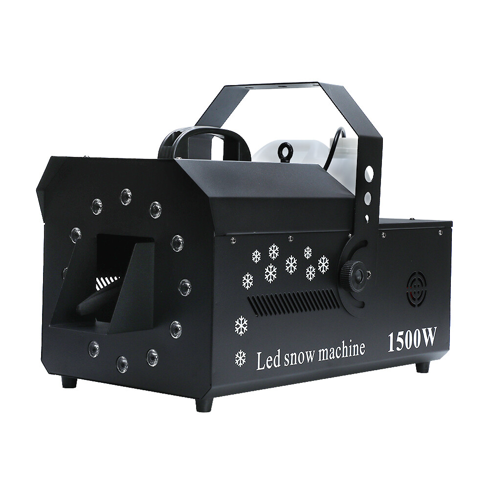 Snow Making Machine Snowflake Machine Stage Flake Effect Snow Maker+Remote 1500W