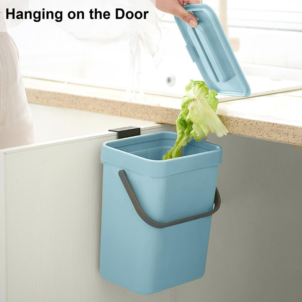 Compost Bin Kitchen, Small Compost Bin for Kitchen, Countertop Compost Bucket wi