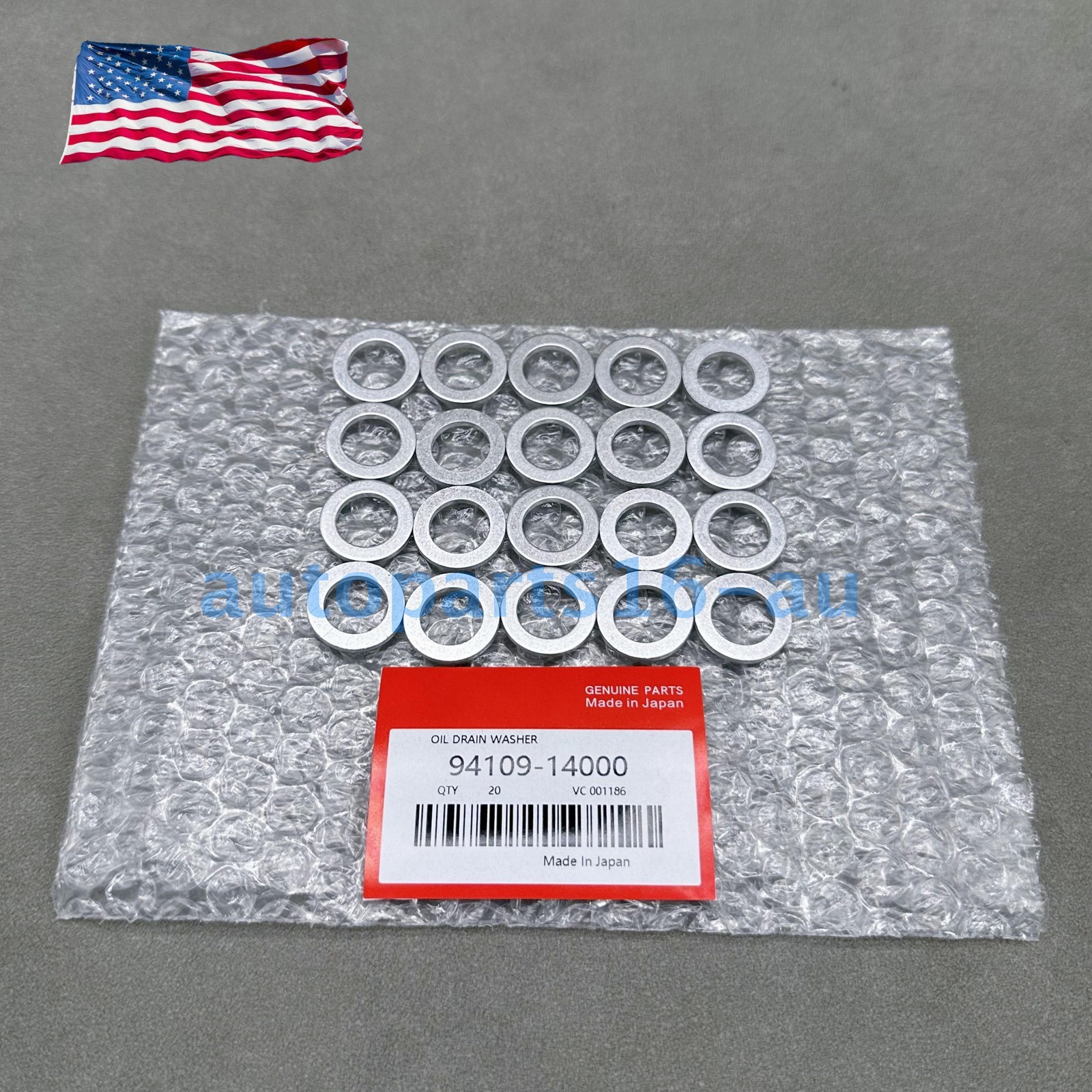 OEM! 20x 14MM OIL DRAIN PLUG CRUSH WASHERS 94109-14000 FOR HONDA/ACURA US