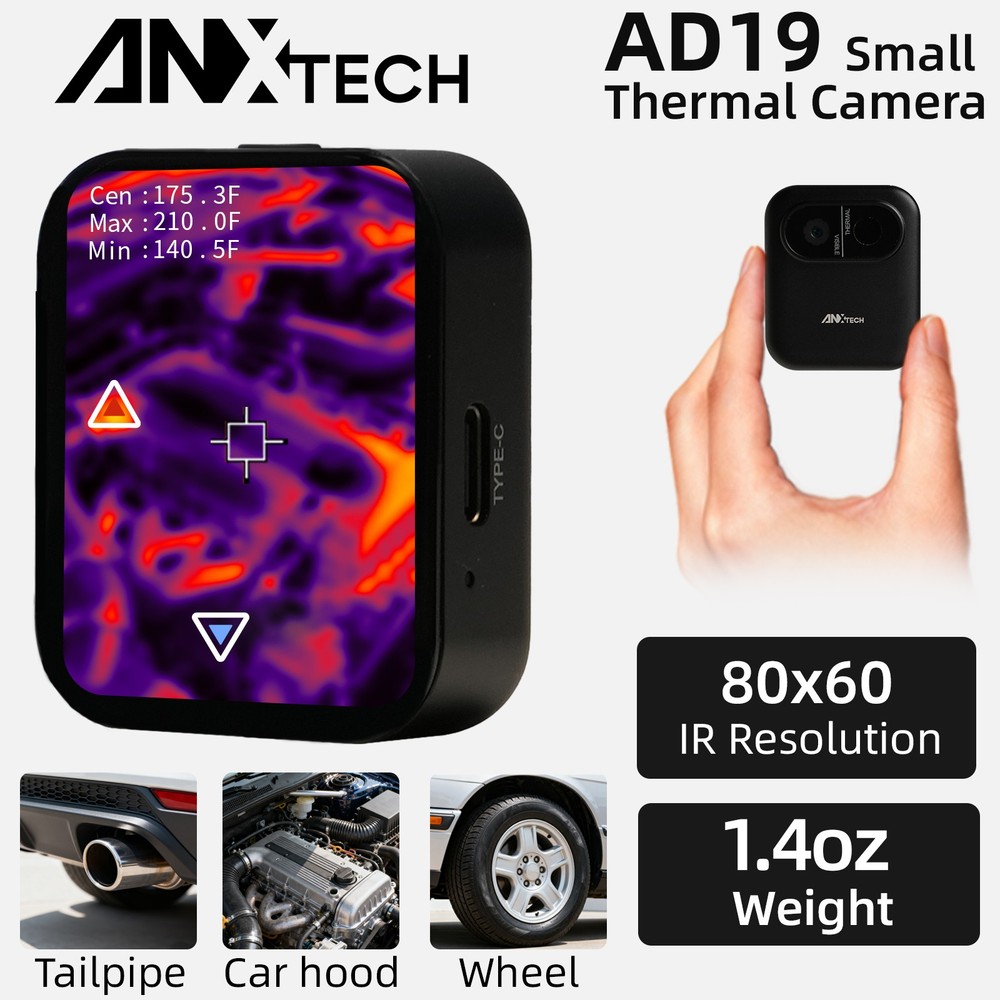 ANXTECH 80*60 Thermal Imaging Camera Mini Thermal Imager Camera for Beginner