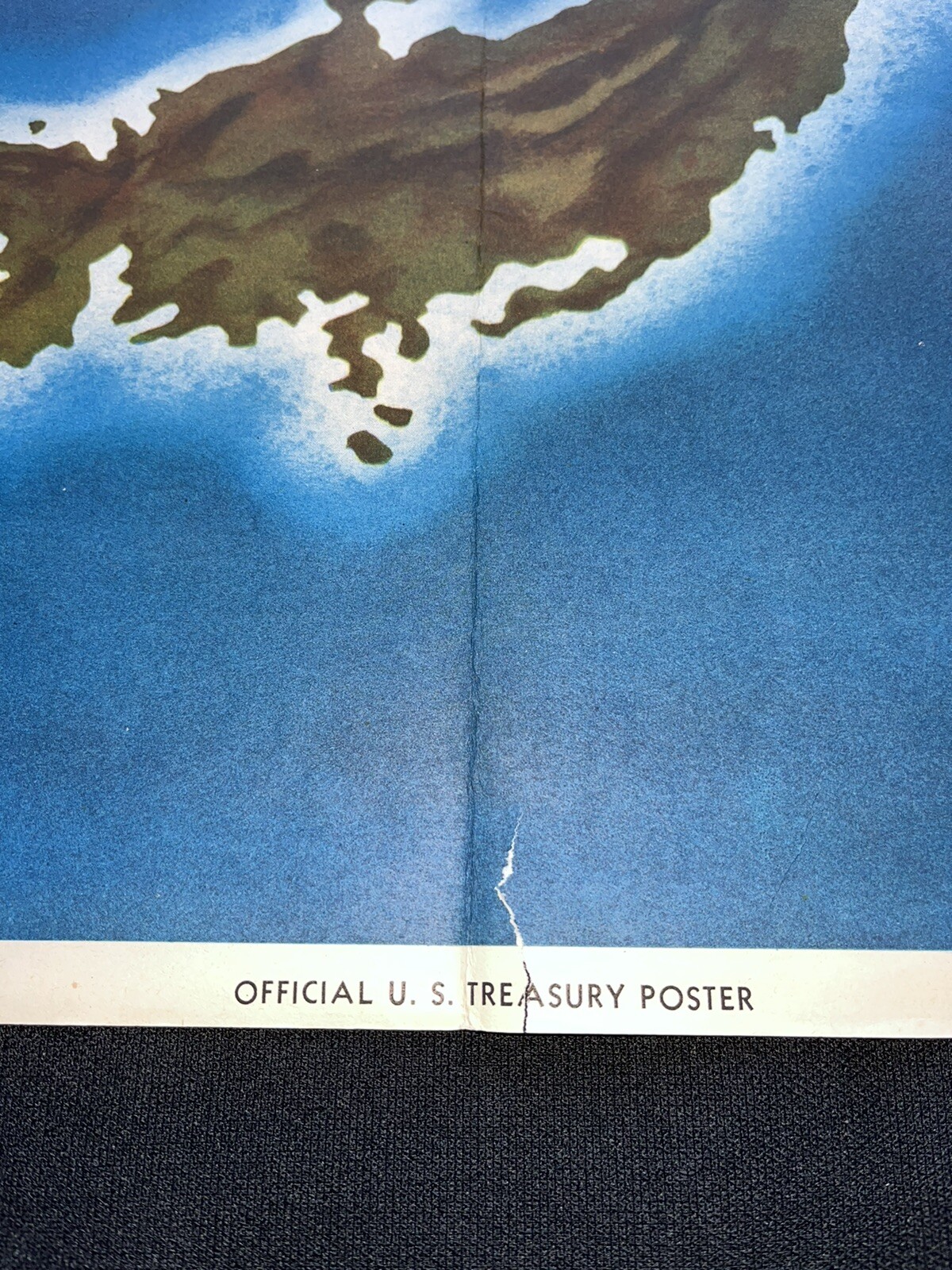 Vintage WWII War Large Poster - JAPAN You’re Next! 6th War Loan - 28-1/2”x40”