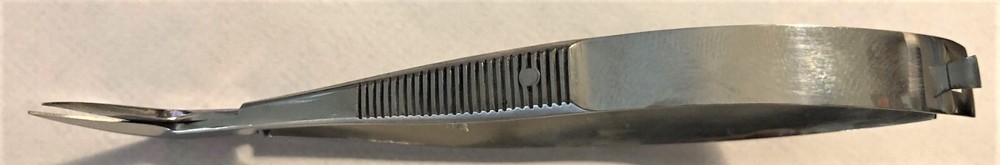 Fly Tying Scissors / Embroidery Scissors 4" spring - Very sharp - curved end