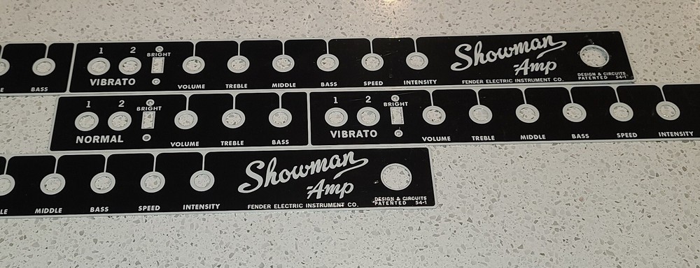 Showman BF face plate FEIC.