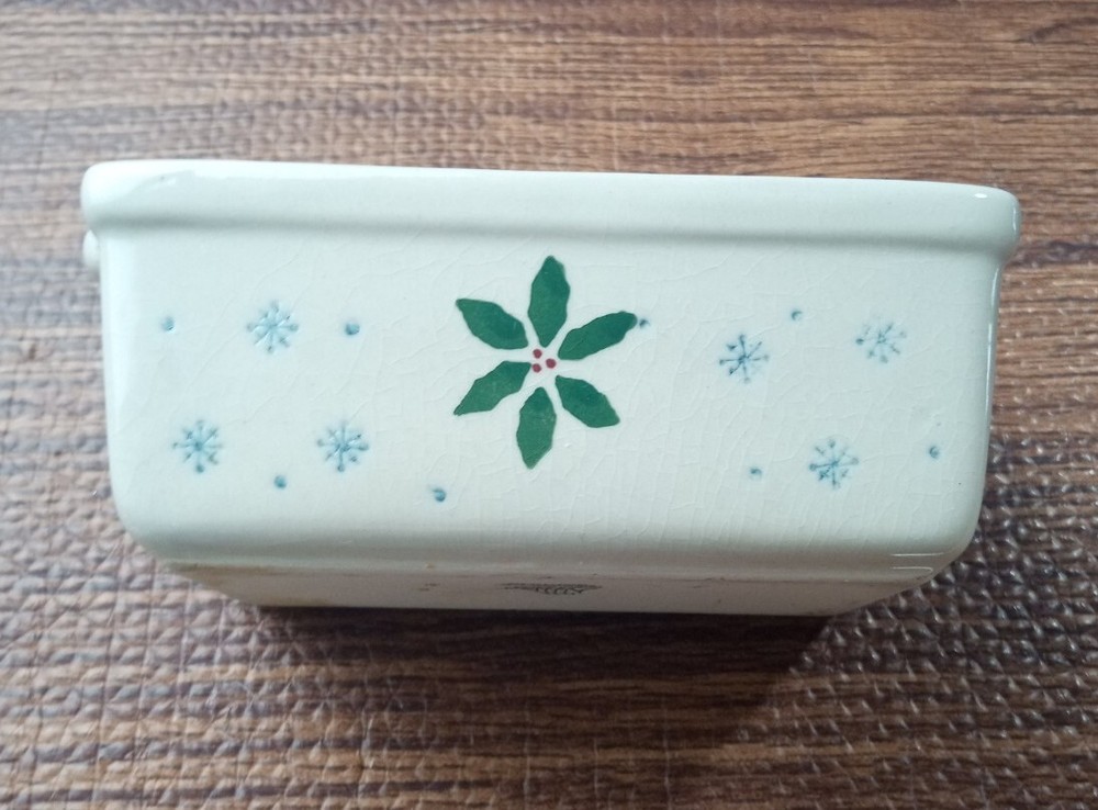 NANTUCKET MINI CERAMIC BAKING LOAF DISH - Christmas
