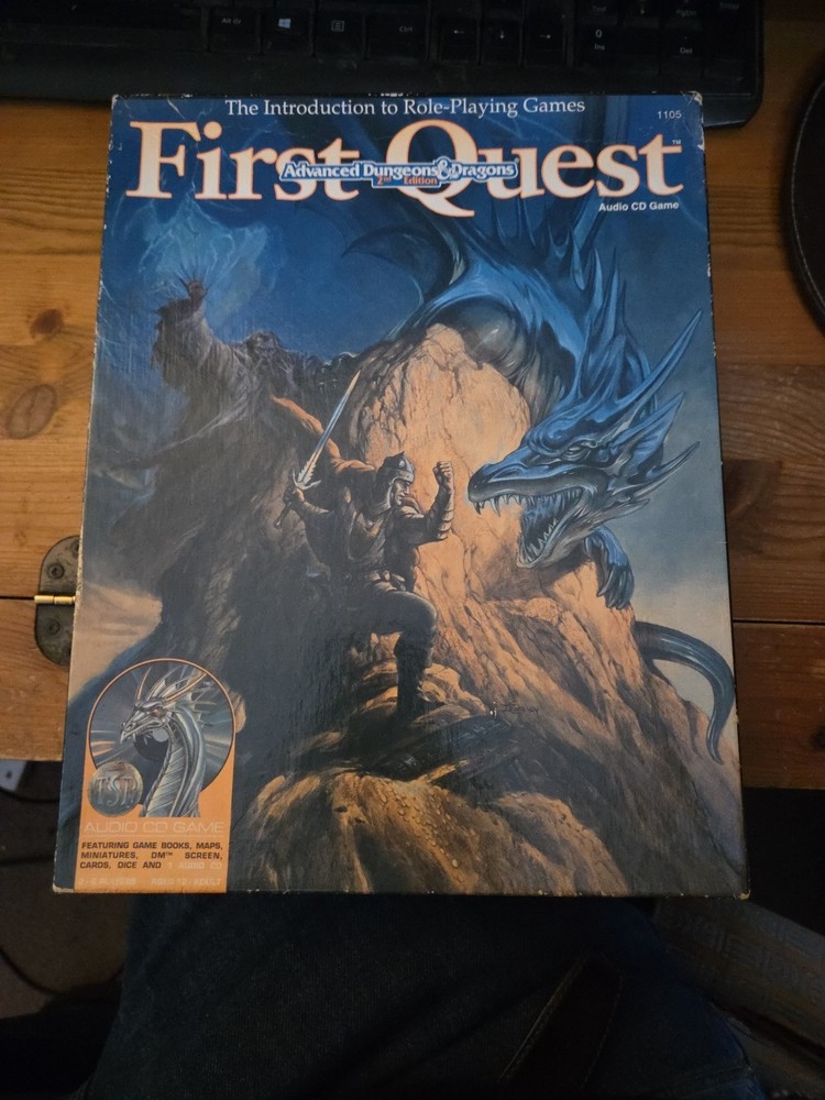 Dungeons & Dragons 2nd Edition Audio CD Game First Quest Advanced