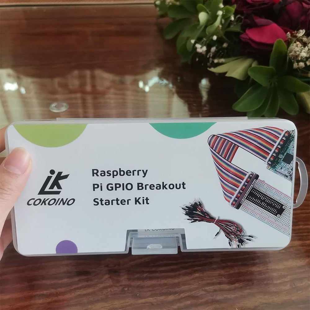 T-Type GPIO Expansion Board for Raspberry Pi with Breadboard Jumper Cables