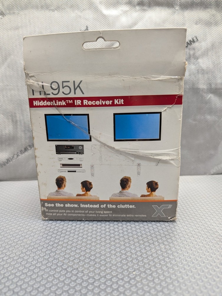 Xantech HL95K HiddenLink IR Receiver Kit Extended Range Open Box