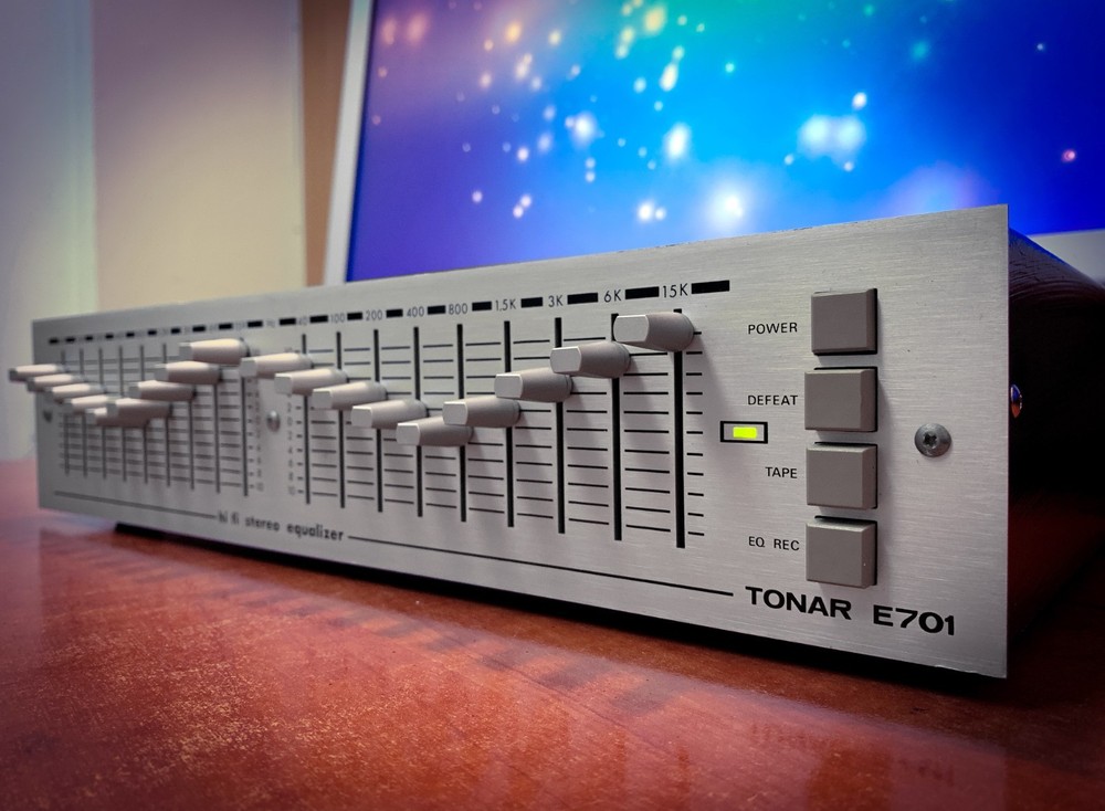 TONAR E701 🌈RaRe🌈 Vintage Stereo Graphic Equalizer