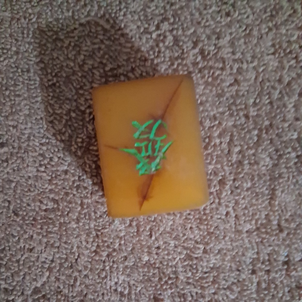Antique Butterscotch Bakelite Mahjong Game Tile