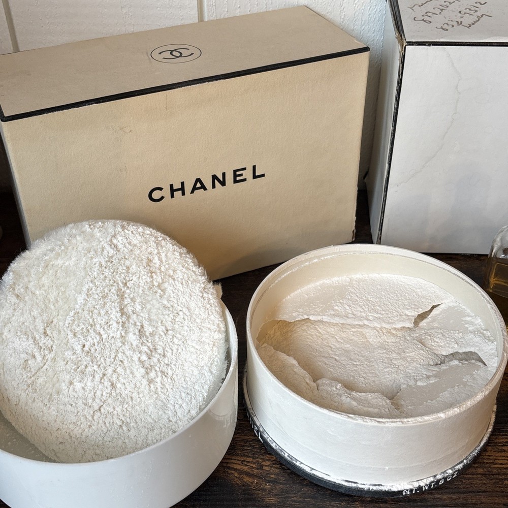 Vintage Chanel Perfume And Dusting Powder Refillable