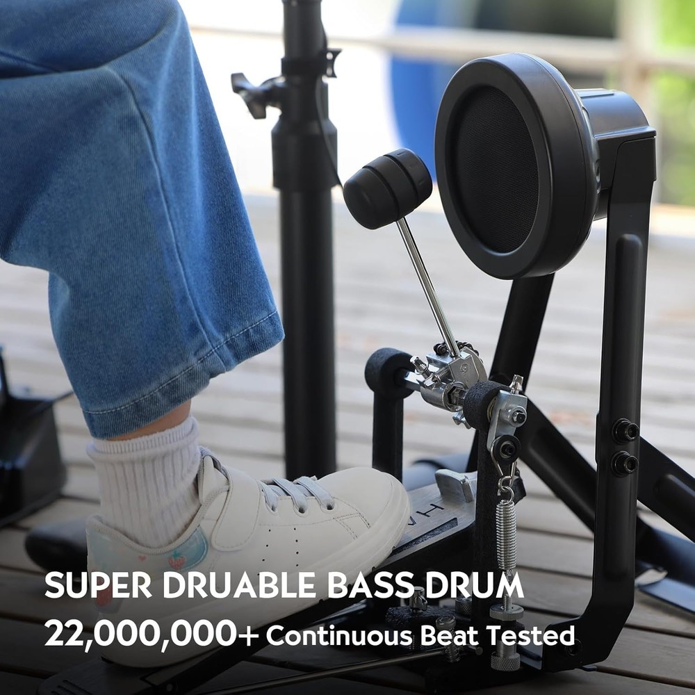Second-Hand Electric Drum Set, USB MIDI, Throne Sticks Headphone, B