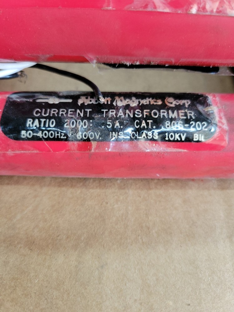1- Abbott Magnetics Corp. Current Transformer 360-252 Ratio 2000:5A 600V