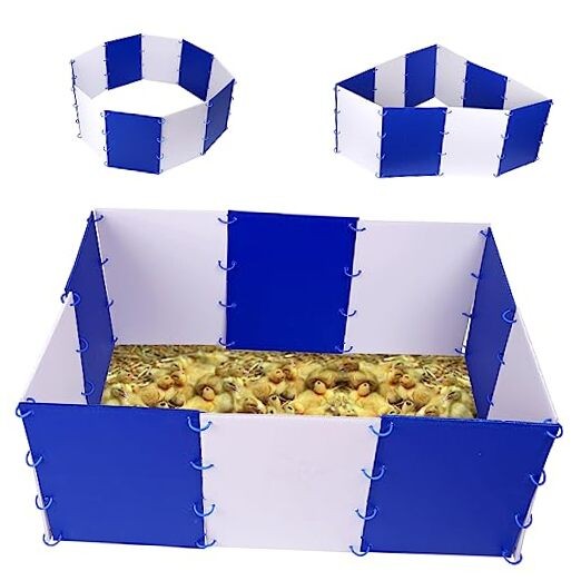 Chick Starter Kit Chicken Brooder Box for 15 Ducks Chicks Portable Coop &