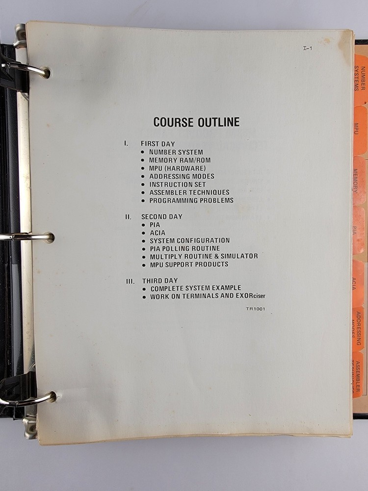 Original Vintage Motorola M6800 Microprocessor Manuals Guides Retro Computing