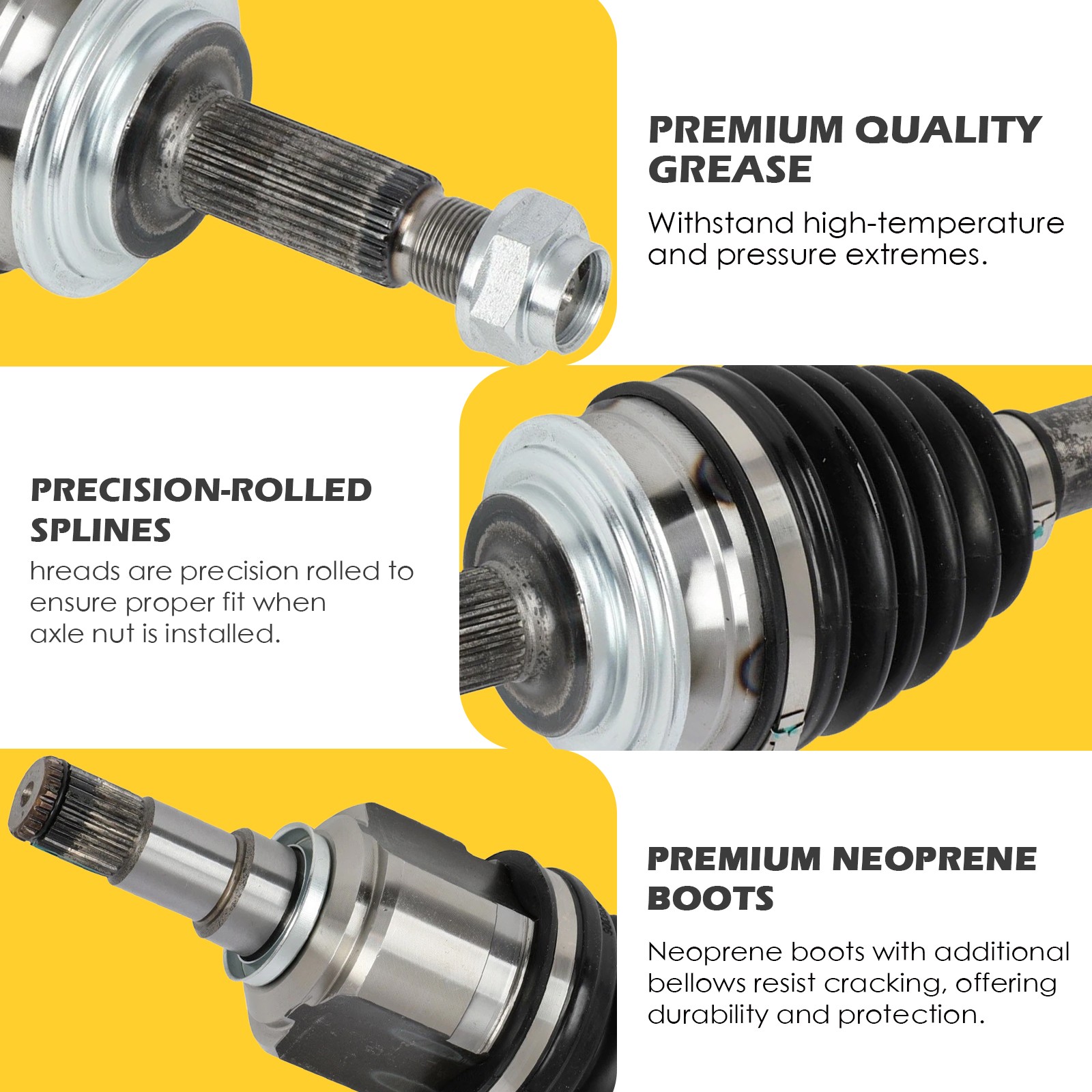 For 2013-2015 2016 2017 2018 Toyota RAV4 2.5L CV Axle Front Right Left